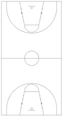 バスケットボール コート 図